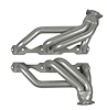 CC16AC-SEC Shorty Header Set, 1967-1969 GM F-Body, 1968-1972 Chevy Nova w/Small Block Chevy, w/ Factory A/C [Silver Ceramic] - image 1
