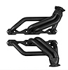 CC16APAC-BEC Shorty Header Set, 67-69 GM F-Body, 68-72 Chevy Nova w/SBC, w/ Factory A/C, Angle Plug [Black Satin Ceramic] - image 1
