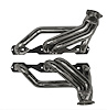 CC16APAC-SEC Shorty Header Set, 1967-1969 GM F-Body, 1968-1972 Chevy Nova w/SBC, w/ Factory A/C, Angle Plug [Silver Ceramic] - image 1