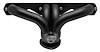 CC178-BEC Shorty Header Set, Small Block Chevy [Black Satin Ceramic Coating] - image 1