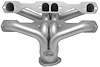 CC1DP-SEC Shorty Header Set, Small Block Chevy, D-Port Flange [Silver Ceramic Coating] - image 1