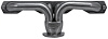 CC2DP-158-P Shorty Header Set, 32-48 Chevy Cars/Trucks w/SBC, 1 5/8 in. Primary Tube, Angle Plug, D-Port Flange [Raw/Unfinished] - image 1