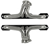 CC3BP-SEC Shorty Header Set, 1970-1992 Chevy Camaro, 1955-Up Chevy Trucks w/Small Block Chevy BluePrint Engine [Silver Ceramic] - image 1