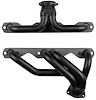 CC50-BEC Shorty Header Set, 1949-1954 Chevy Cars w/Small Block Chevy, Stock Chassis & Steering [Black Satin Ceramic Coating] - image 1