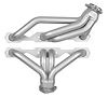 CC55-SEC Shorty Header Set, 1955-1957 Chevy Cars w/Small Block Chevy, Straight Plug [Silver Ceramic Coating] - image 1