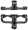 CC55AP-158-P Shorty Header Set, 1955-1957 Chevy Cars w/Small Block Chevy, Angle Plug [Raw/Unfinished] - image 1