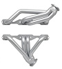 CC56-SEC Shorty Header Set, 1955-1957 Chevy Cars w/Small Block Chevy, Straight Plug [Silver Ceramic Coating] - image 1