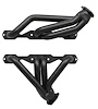 CC56BP-BEC Shorty Header Set, 1955-1957 Chevy Cars w/Small Block Chevy BluePrint Engine, Straight Plug [Black Satin Ceramic] - image 1