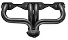 CC5DP-P Shorty Header Set, Small Block Chevy, Angle Plug, D-Port Flange [Raw/Unfinished] - image 1