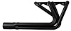 CER100-BEC Sprint Car Style Roadster Header, Small Block Chevy, 26 in. Turnout Length [Black Satin Ceramic Coating] - image 1