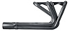 CER10036-P Sprint Car Style Roadster Header, Small Block Chevy, 36 in. Turnout Length [Raw/Unfinished] - image 1