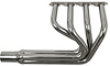 CER10148-SEC Classic-Style Outside Chassis Header Set, Big Block Chevy, 48 in. Turnout Length [Silver Ceramic Coating] - image 1