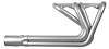 CER409-SEC Sprint Car Style Roadster Header, Chevy 348-409ci "W" Engine, 26 in. Turnout Length [Silver Ceramic Coating] - image 1