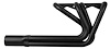 CER40936-BEC Sprint Car Style Roadster Header, Chevy 348-409ci "W" Engine, 36 in. Turnout Length [Black Satin Ceramic Coating] - image 1