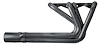 CER40936-P Sprint Car Style Roadster Header, Chevy 348-409ci "W" Engine, 36 in. Turnout Length [Raw/Unfinished] - image 1