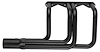 CR10036-BEC Roadster Header, Small Block Chevy, 36 in. Turnout Length [Black Satin Ceramic Coating] - image 1