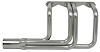 CR10048-SEC Roadster Header, Small Block Chevy, 48 in. Turnout Length [Silver Ceramic Coating] - image 1