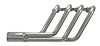 CRSLS136-SEC Roadster Header, GM LS Engines, 36 in. Turnout Length [Silver Ceramic Coating] - image 1