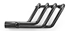 CRSLS148-P Roadster Header, GM LS Engines, 48 in. Turnout Length [Raw/Unfinished] - image 1