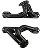 CV95-BEC Shorty Header Set, 1927-1948 Chevy Cars/Trucks, Early Jeep w/Chevy 90-Deg V6 [Black Satin Ceramic Coating] - image 1