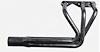 CVER10048-P Sprint-Style Roadster Header, Chevy 90-Deg V6, 48 in. Turnout Length [Raw/Unfinished] - image 1