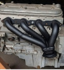 D1-BEC Shorty Header Set, Datsun Z-Car Chassis w/GM LS Engines [Black Satin Ceramic Coating] - image 1