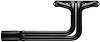 DBR200-BEC Roadster Header, Big Block Chrysler 383-440 RB Wedge, 26 in. Turnout Length [Black Satin Ceramic Coating] - image 1