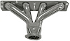 DD6-SEC Shorty Header Set, Mopar 426 Hemi [Silver Ceramic Coating] - image 1