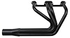 DER10048-BEC Sprint-Style Header, Small Block Chrysler, 48 in. Turnout Length [Black Satin Ceramic Coating] - image 1