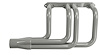 DR20048-SEC Classic-Style Outside Chassis Header Set, Big Block Chrysler Wedge Engines, 48 in. Turnout Length [Silver Ceramic] - image 1
