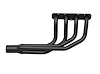 DR39248-BEC Classic-Style Outside Chassis Headers, Mopar 331-392ci Hemi, 48 in. Turnout [Black Satin Ceramic Coating] - image 1