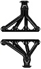 FF1-BEC Shorty Headers, 27-48 Cars/Trucks, 48-52 F100, 55-59 Full-Size Cars w/SBF 221-302/351W [Black Satin Ceramic Coating] - image 1