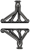 FF1-P Shorty Header Set, 27-48 Ford Cars/Trucks, 48-52 Ford F100, 55-59 Ford Full-Size Cars w/SBF 221-302/351W [Raw/Unfinished] - image 1