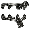 FF390-BEC Shorty Header Set, 1960-1964 Ford/Mercury Full-Size Cars w/Ford 332-428 FE [Black Satin Ceramic Coating] - image 1