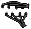 FF393CJ-BEC Shorty Header Set, 67-73 Ford Mustang w/Ford 332-428 FE & Cobra Jet/GT (16-Bolt Flange) Heads [Black Satin Ceramic] - image 1