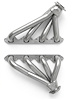 FF8-SEC Shorty Header Set, Small Block Ford 221-351W [Silver Ceramic Coating] - image 1