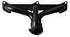 FH3-BEC Shorty Header Set, 1951-1953 Cars/Trucks w/Ford Flathead V8 [Black Satin Ceramic Coating] - image 1