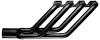 FR46036-BEC Swept-Back Roadster Header, Ford T-Bucket w/Big Block Ford 429-460ci, 36 in. Turnout Length [Black Satin Ceramic]