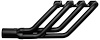 FR46048-BEC Swept-Back Roadster Header, Ford T-Bucket w/Big Block Ford 429-460ci, 48 in. Turnout Length [Black Satin Ceramic] - image 1