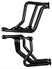 C12AC-134-BEC Full-Length Header Set, SBC, GM A-Body, 70-74 Chevy Camaro, w/Factory A/C, 1 3/4 in. Primary [Black Satin Ceramic] - image 1