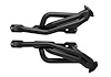 CC10DP-158-BEC Shorty Header Set, 1964-Up Chevy Chevelle/El Camino & Trucks w/SBC, D-Port Flange [Black Satin Ceramic Coating] - image 1