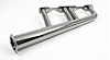 CRLF100DP-SEC Limefire Header Set, Small Block Chevy, D-Port Flange [Silver Ceramic Coating] - image 1