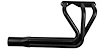 CVER10036-BEC Sprint-Style Roadster Header, Chevy 90-Deg V6, 36 in. Turnout Length [Black Satin Ceramic Coating] - image 1