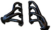 FF758-351-BEC Shorty Header Set, 65-77 Ford Bronco w/SBF 351W, C4/C6 or Manual Trans, 1 5/8 in. Primary [Black Satin Ceramic] - image 1