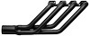 FR427CJ36-BEC Swept-Back Roadster Header, T-Bucket w/332-428 FE & Cobra Jet/GT Heads, 36 in. Turnout [Black Satin Ceramic] - image 1