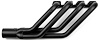 FR460CJ36-BEC Swept-Back Roadster Header, T-Bucket w/BBF 429-460ci & Cobra Jet/GT Heads, 36 in. Turnout [Black Satin Ceramic] - image 1