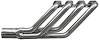 FR460CJ48-BEC Swept-Back Roadster Header, T-Bucket w/BBF 429-460ci & Cobra Jet/GT Heads, 48 in. Turnout [Black Satin Ceramic] - image 1