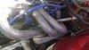US56-P Shorty Header Set, 55-57 Chevy Cars w/SBC, Unisteer Rack & Pinion w/Ididit or Similar Steering Column [Raw/Unfinished] - image 2