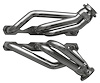 US56DP-SEC Shorty Headers, 55-57 Cars w/SBC, D-Port Flange, Unisteer Rack/Pinion w/Ididit or Similar Column [Silver Ceramic] - image 1