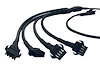 QW843 RGB 1 to 4 LC4 Y-Splitter